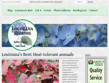 Tablet Screenshot of louisianablooms.com